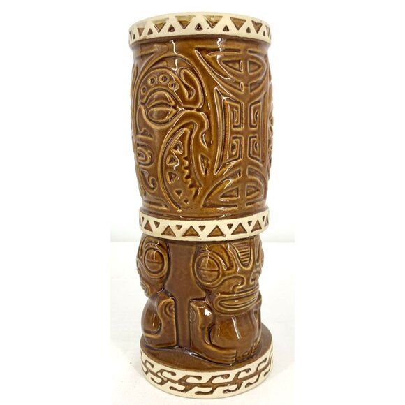 Tiki Mug Nari Rani Marquesan Tiki Farm Flounder Ceramic 2000-2015 8" Tall - Picture 2 of 8